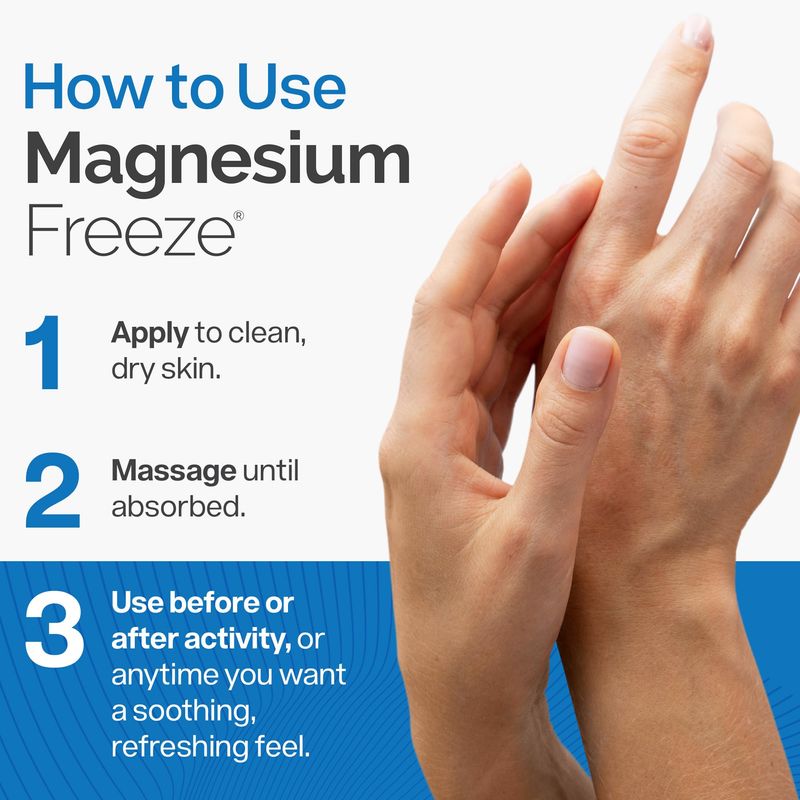 Magnesium Freeze Cream: Move Freely Again